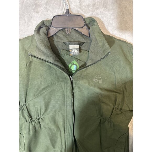 Women’s Acg Coat Lightweight Olive Green Size Small 4/6 - Picture 11 of 16